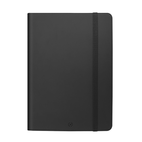 CELLY CUSTOSIA AD AGENDA MAGNETICA UNIVERSALE PER TABLET 11" IN SIMILPELLE CON ELASTICO NERO